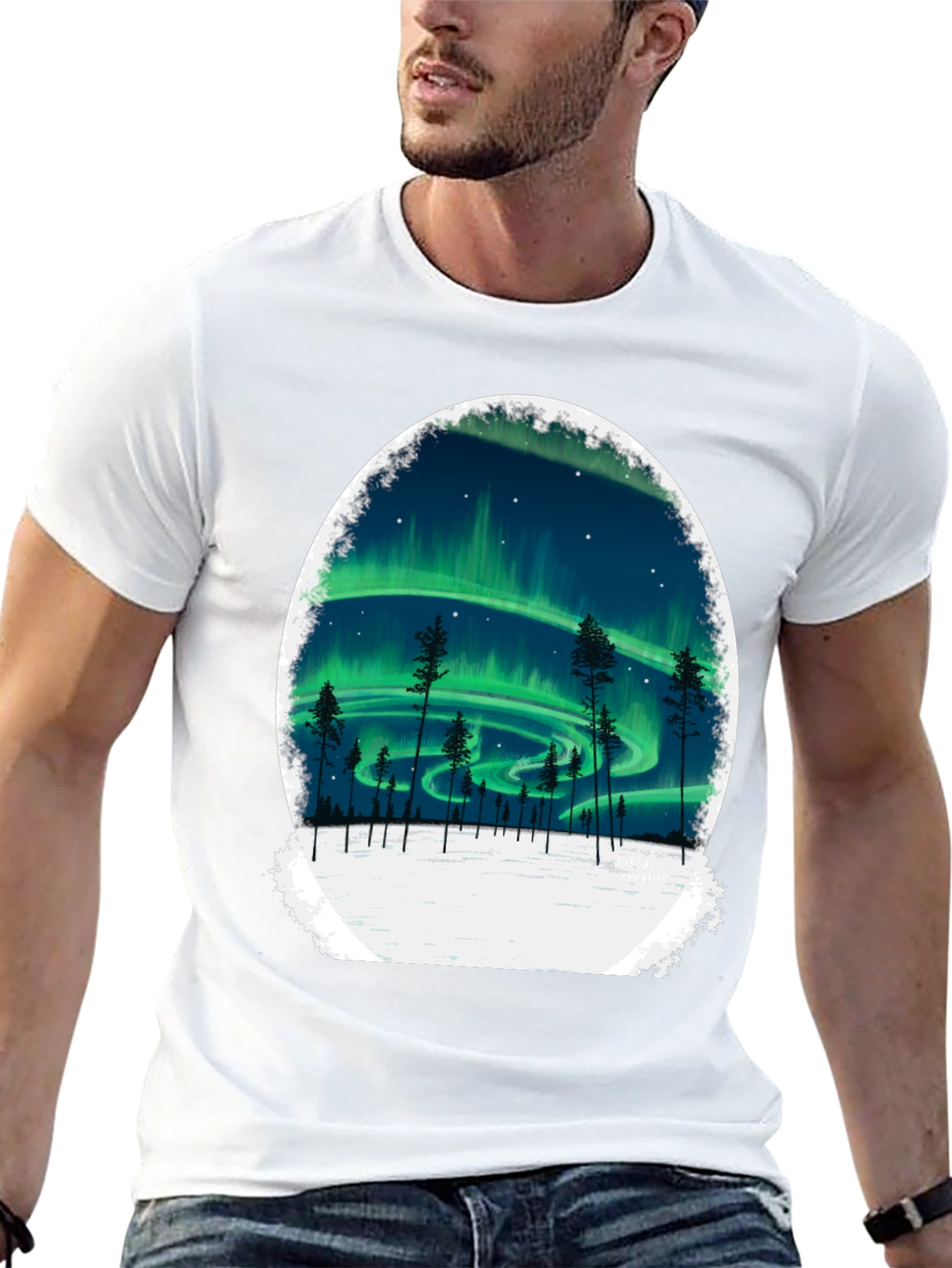 Aurora Borealis Graphic T-Shirt