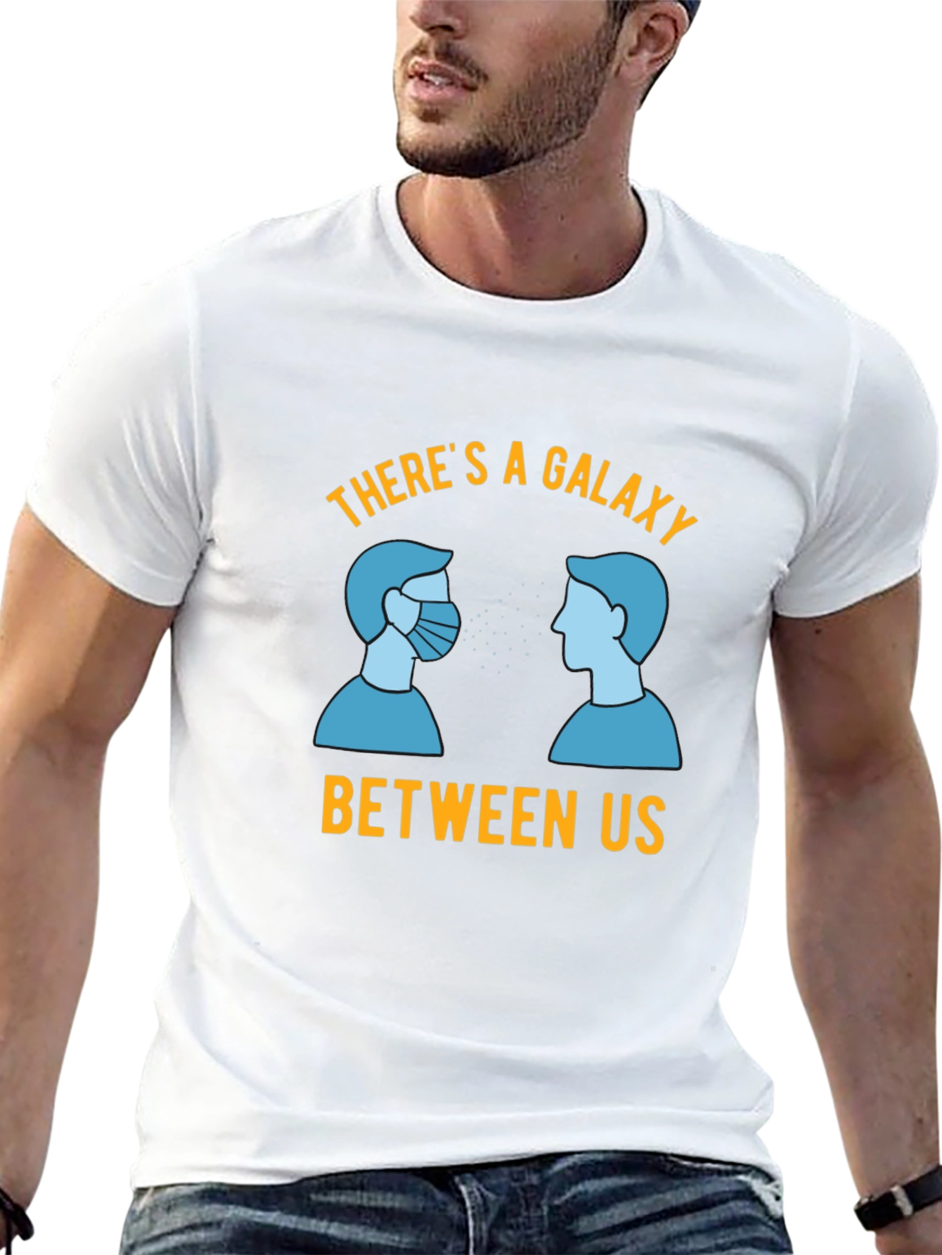 Galaxy Between Us T-Shirt - Social Distancing Tee