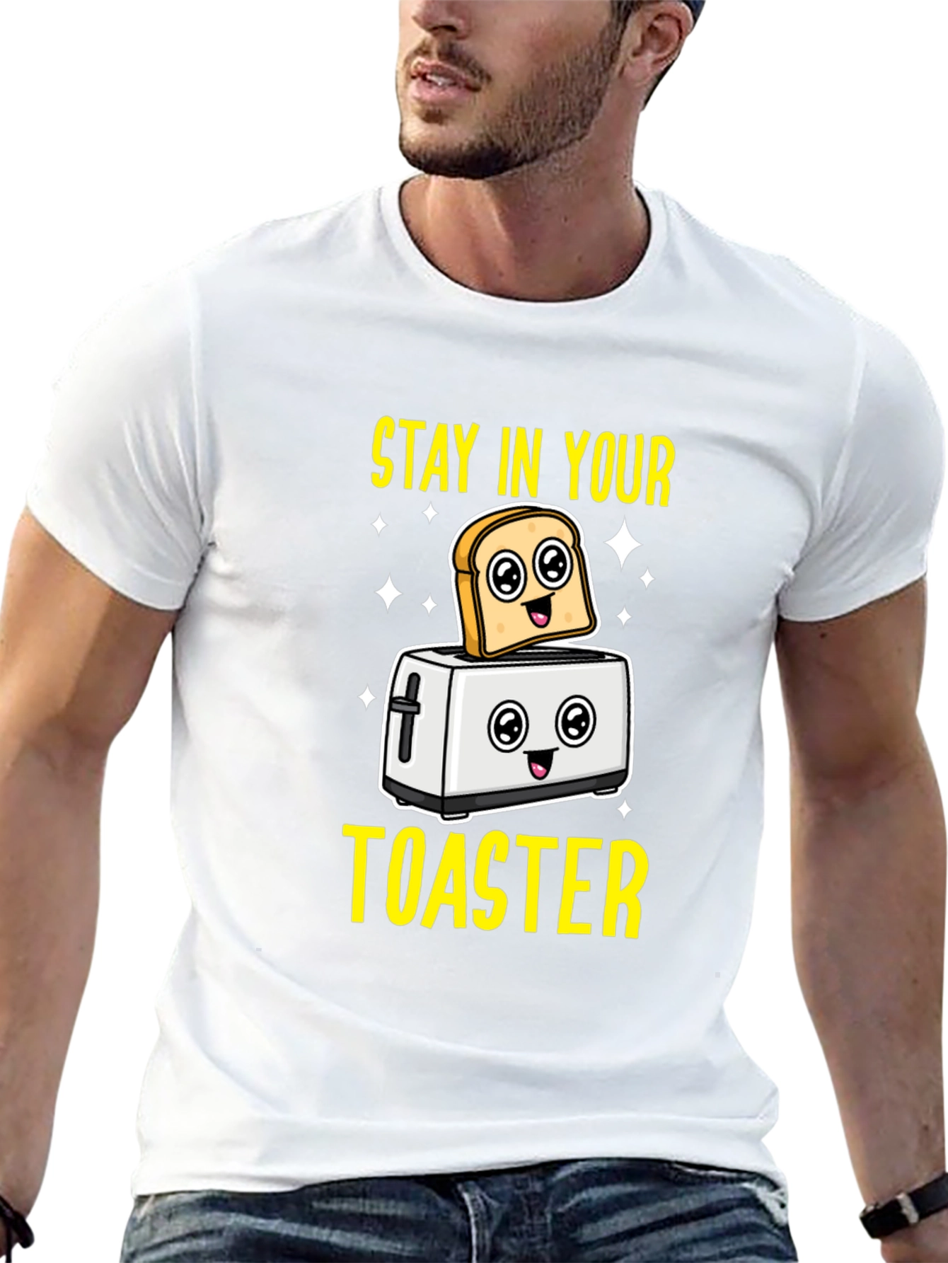 Stay In Your Toaster Graphic T-Shirt