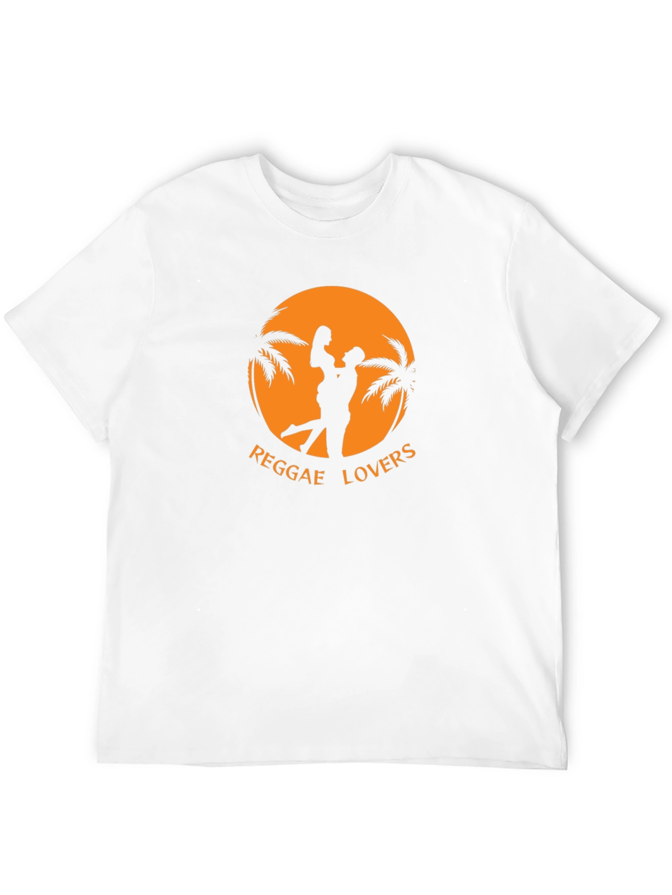 Reggae Lovers T-Shirt - Island Vibes Black Tee