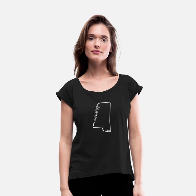 Mississippi Cursive Silhouette Home State Pride