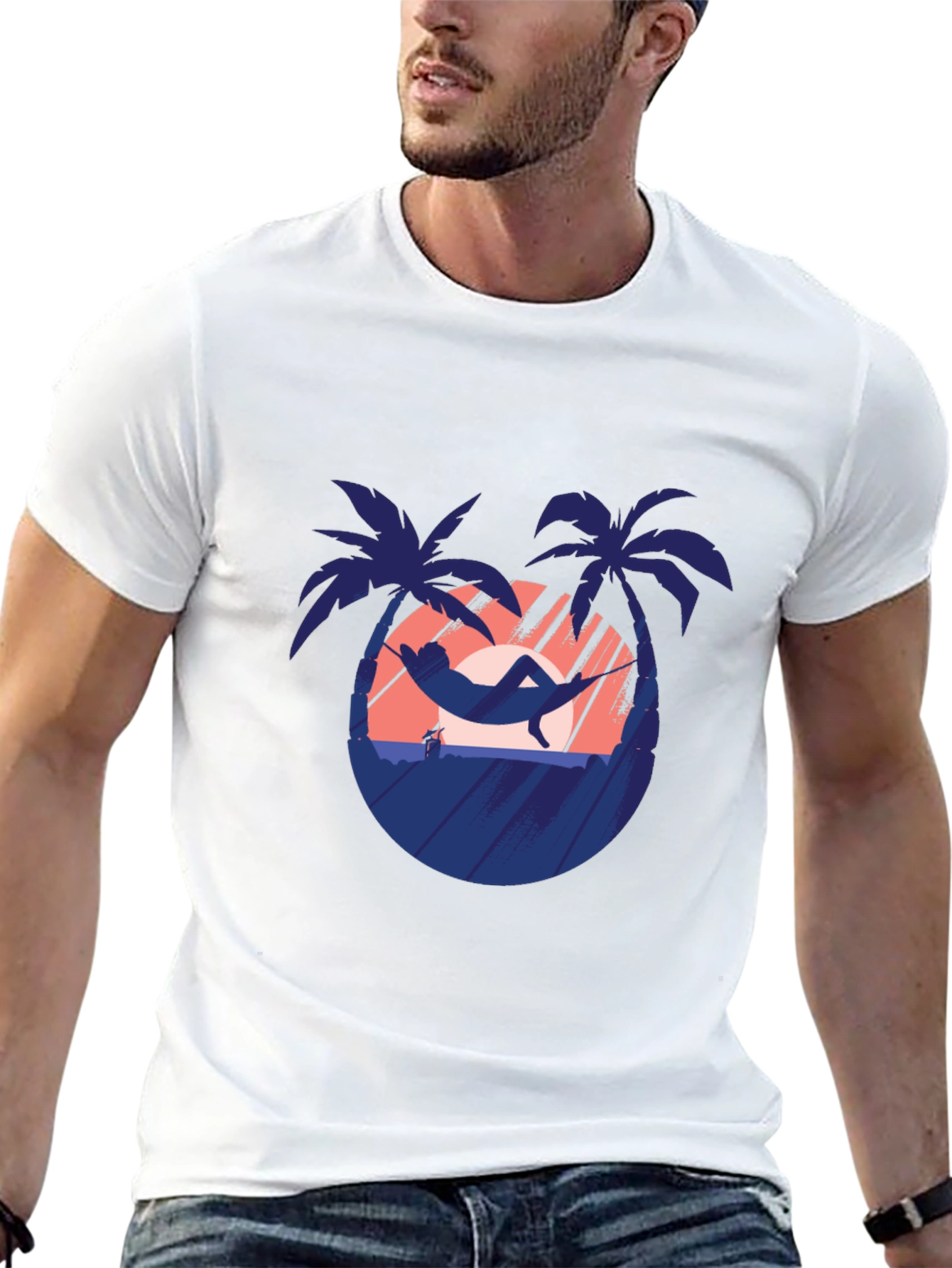 Tropical Hammock T-Shirt - Vacation Vibes