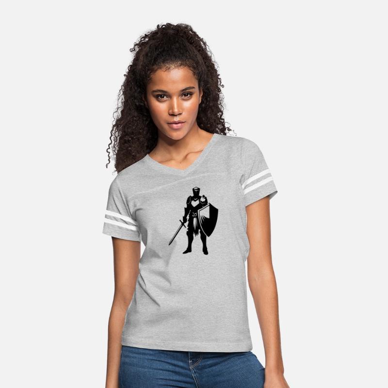 Noble Knight With Shield And Sword