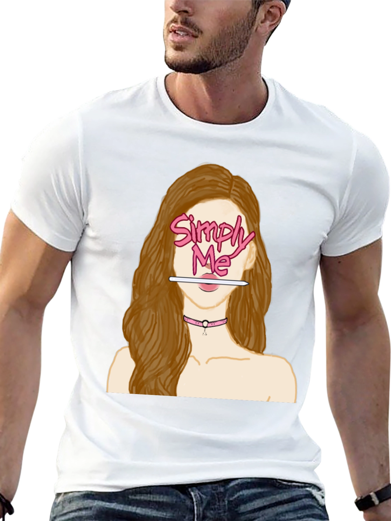 Simply Me Graphic T-Shirt - Black