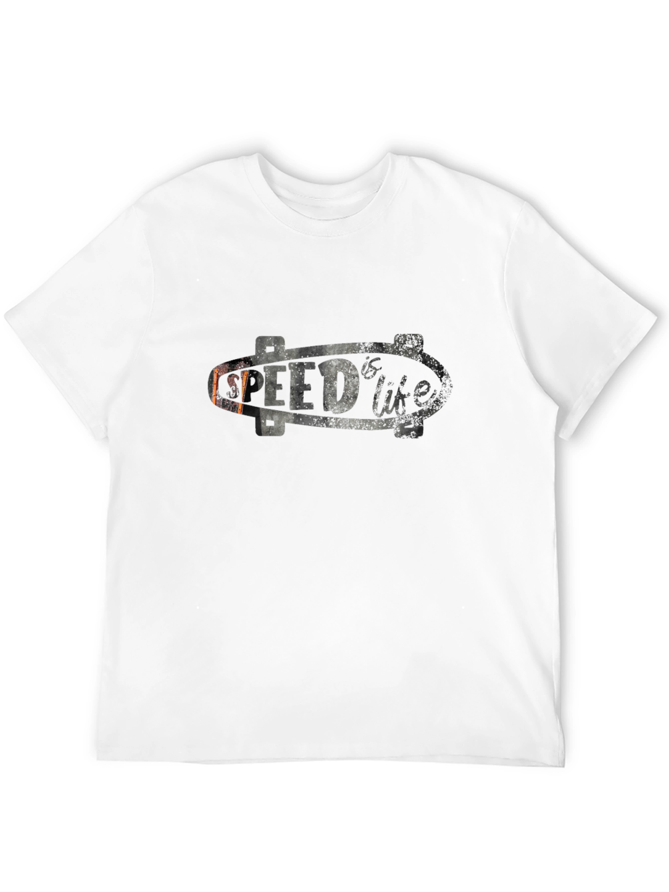 Skateboard Graphic Black T-Shirt