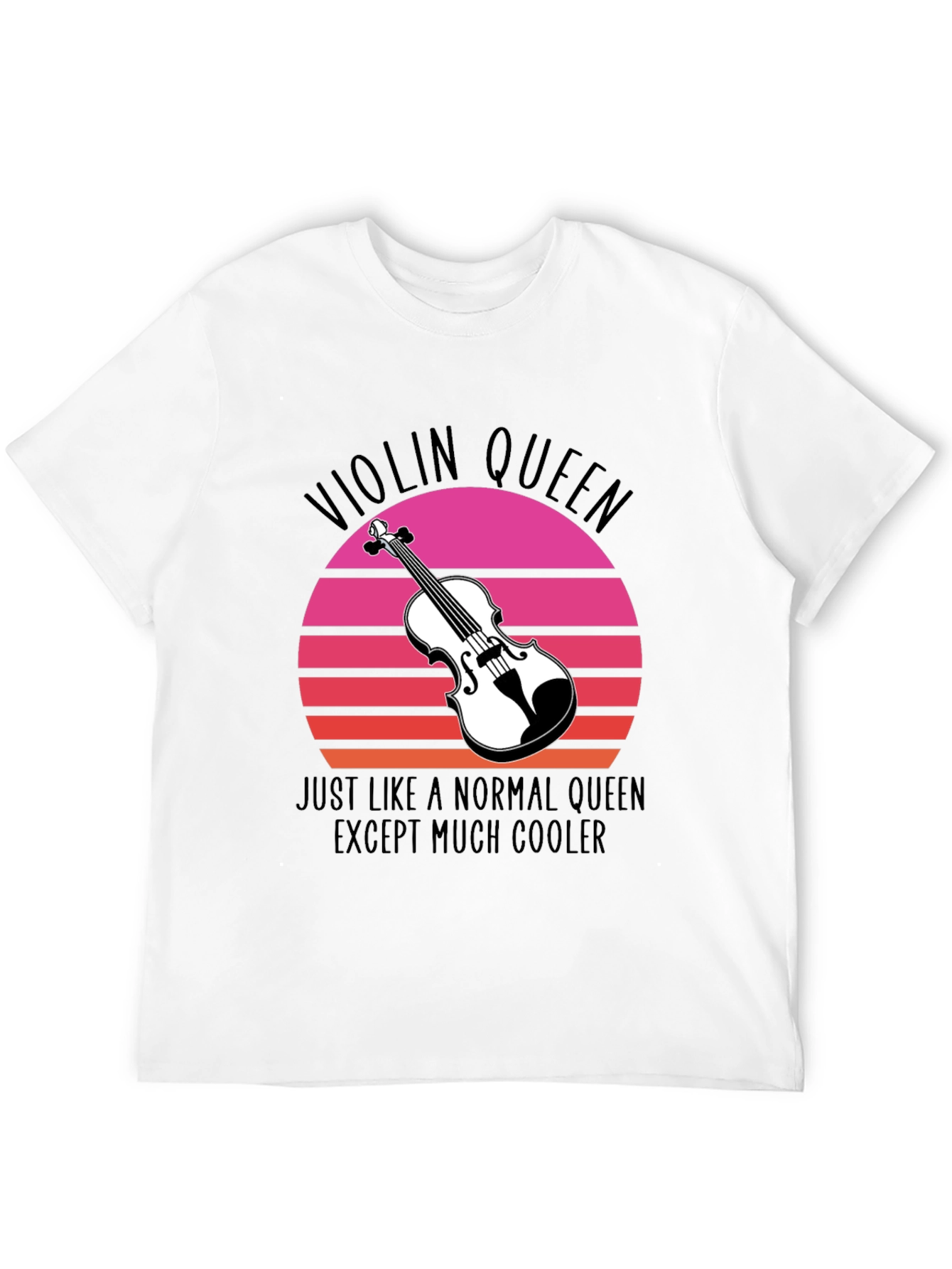 Violin Queen T-Shirt - Musician Novelty Tee