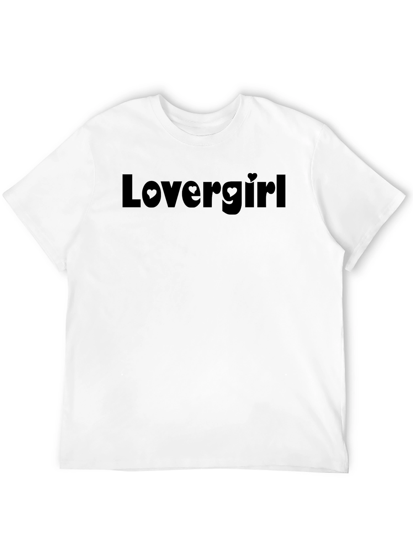 Lovergirl Heart Graphic Crew Neck T-Shirt
