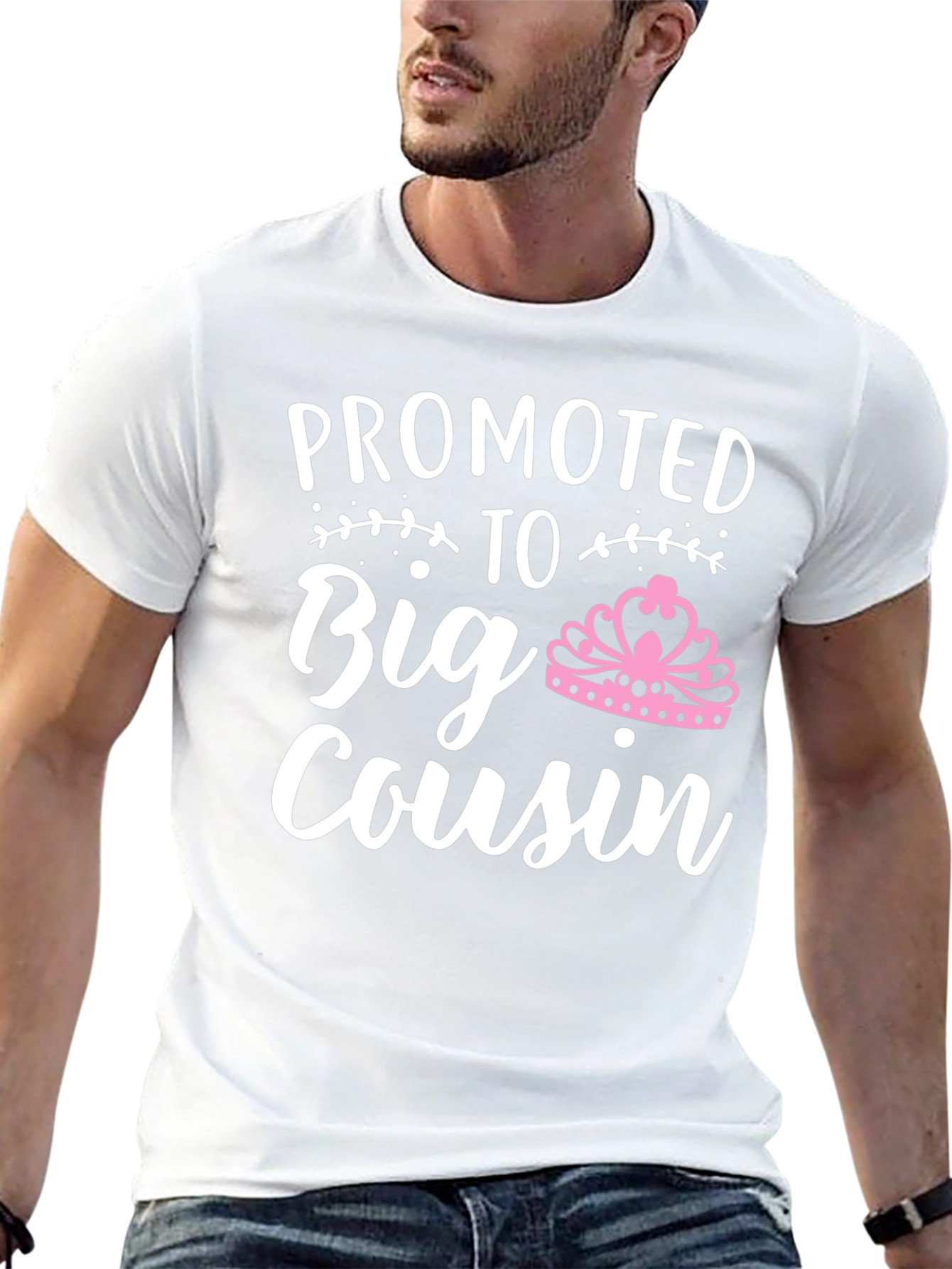 Promoted to Big Cousin T-Shirt - Black Tee