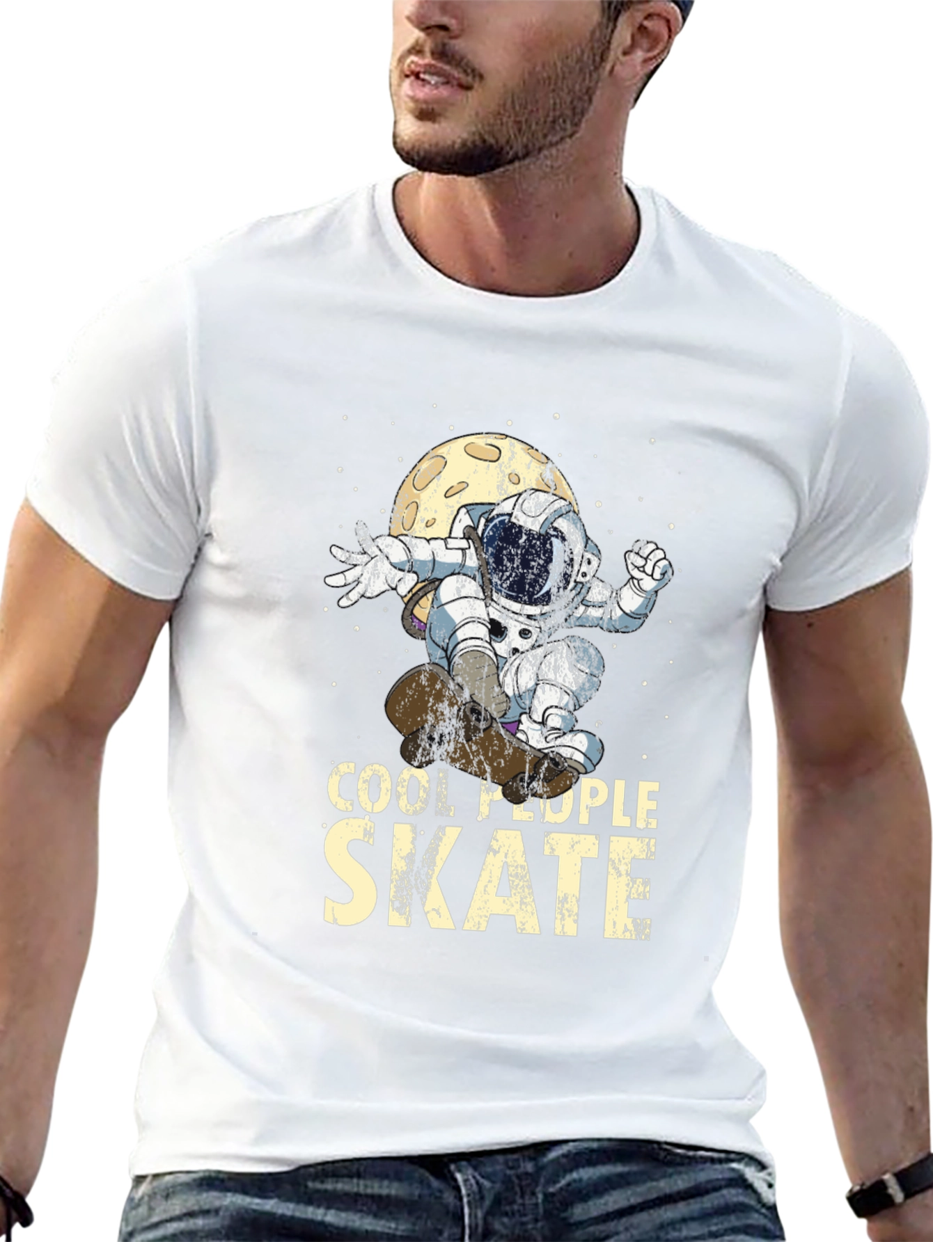 Cool People Skate Astronaut T-Shirt