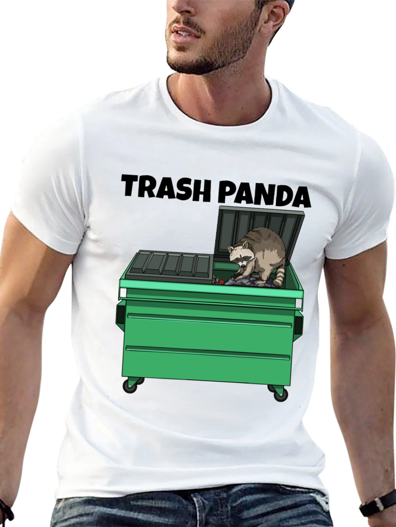 Trash Panda Graphic T-Shirt - Funny Raccoon Tee