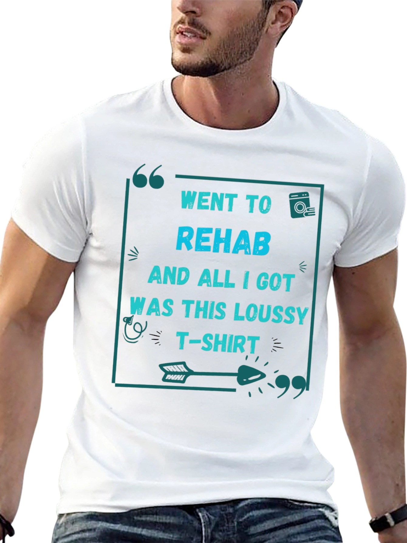 Went to Rehab T-Shirt - Funny Sarcastic Tee