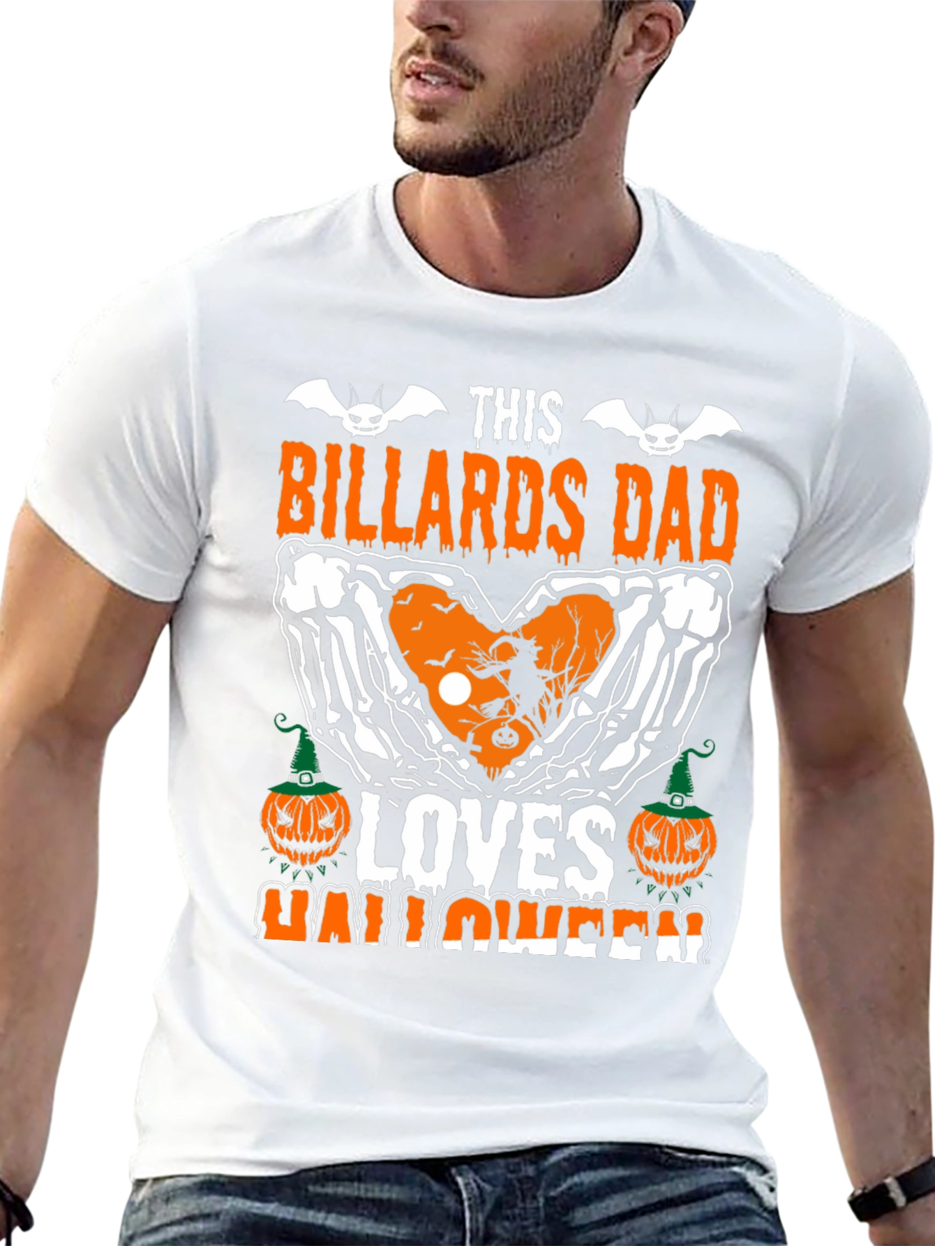 Billiards Dad Halloween T-Shirt