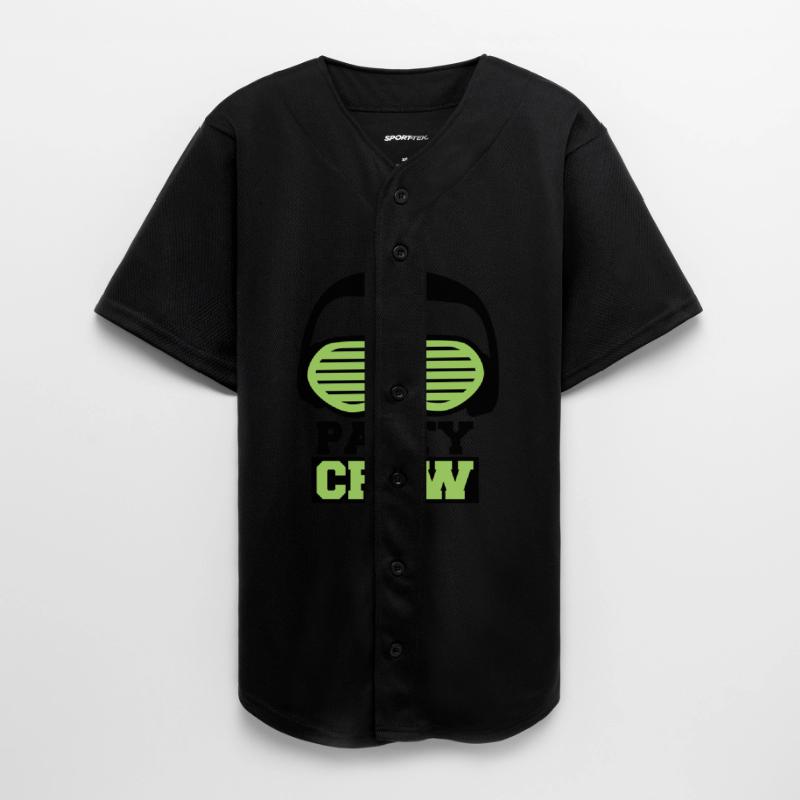 Party Crew Face Team Friends Member Face Text Logo