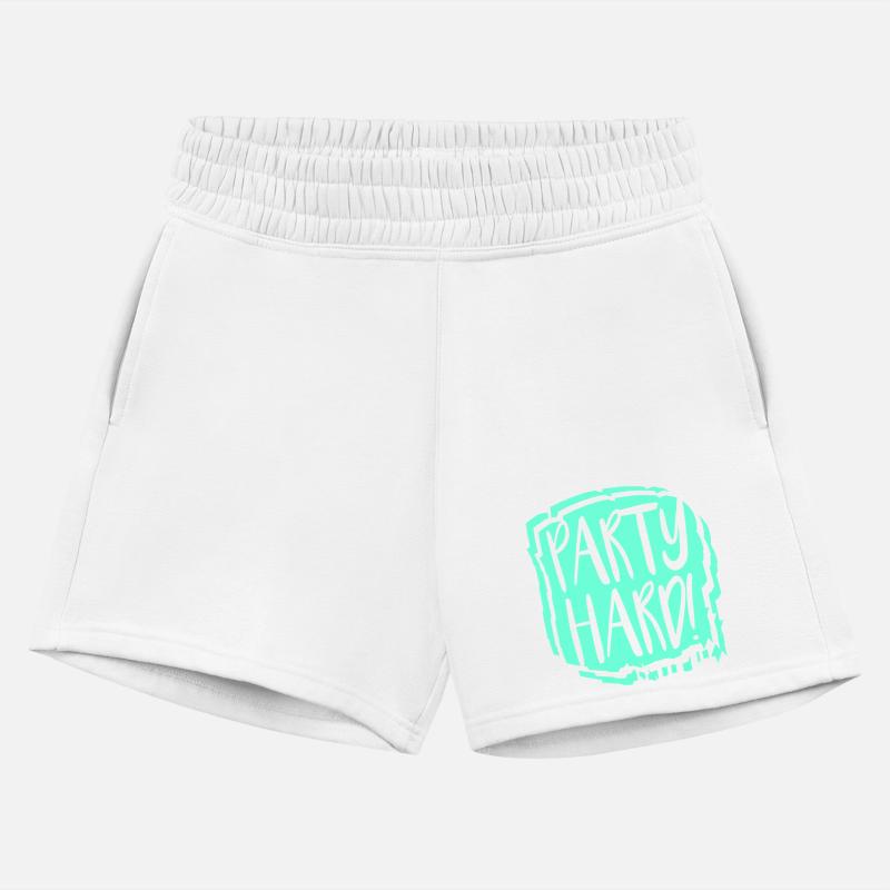 Party Hard Graffiti Spray Drops Stamp Text Slogan