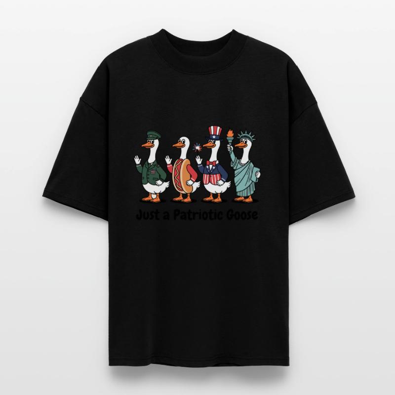 Patriotic Goose 4th July Silly Goose