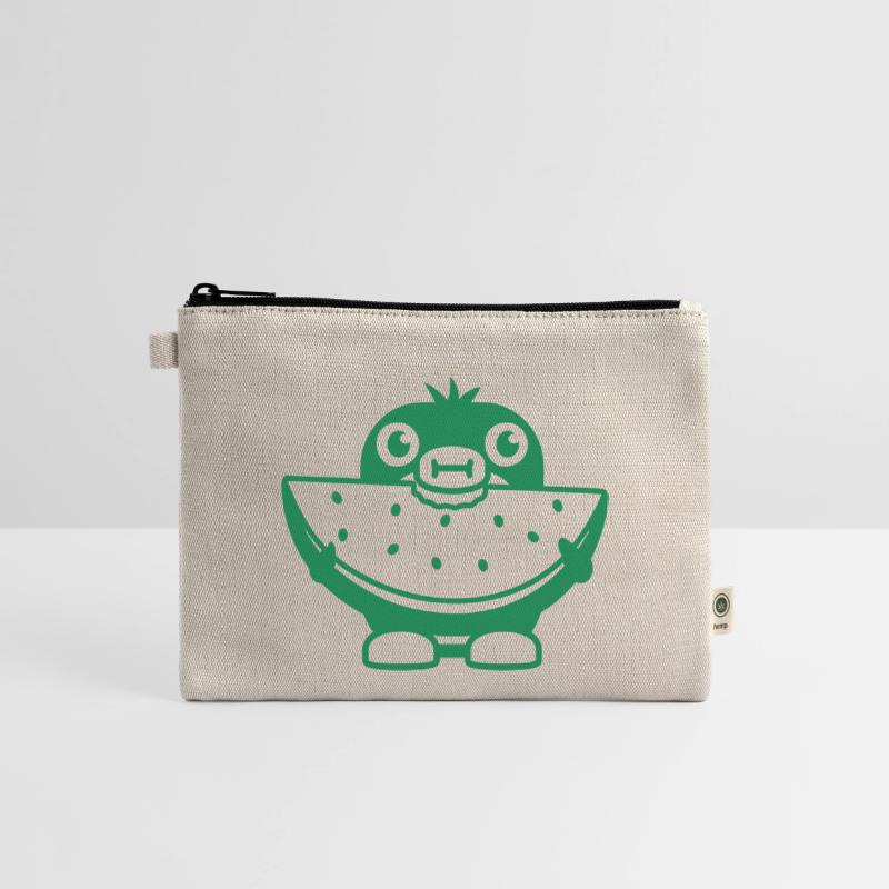 Penguin Eats Melon Fruit Delicious Hunger Bite Fun