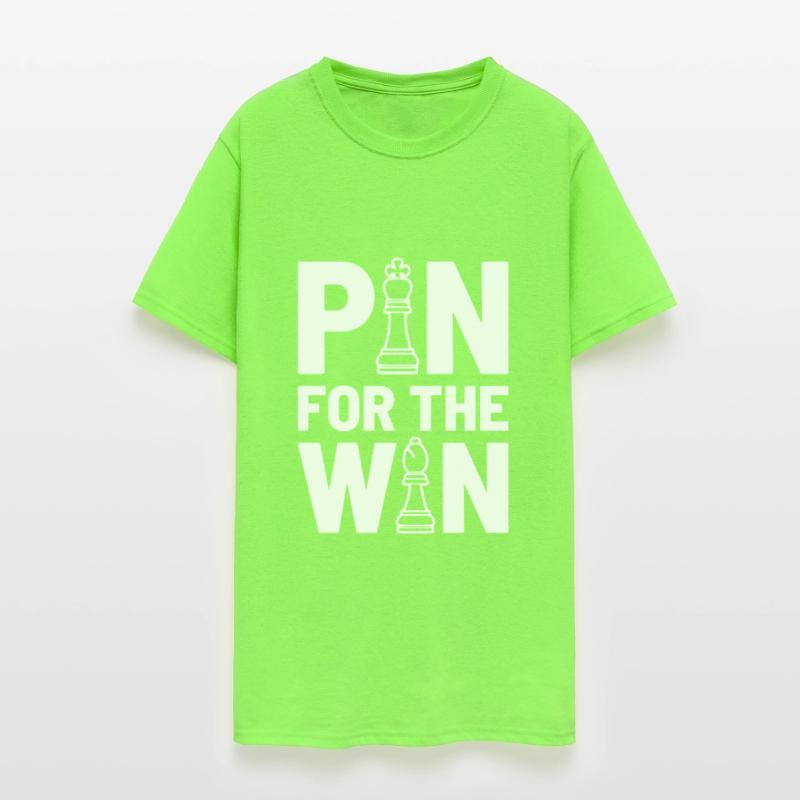 PIN for the WIN - chess, chess piece gift idea