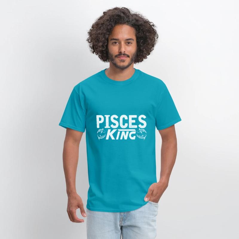 Pisces King Guy Men Zodiac Horoscope Sun Fish Moon