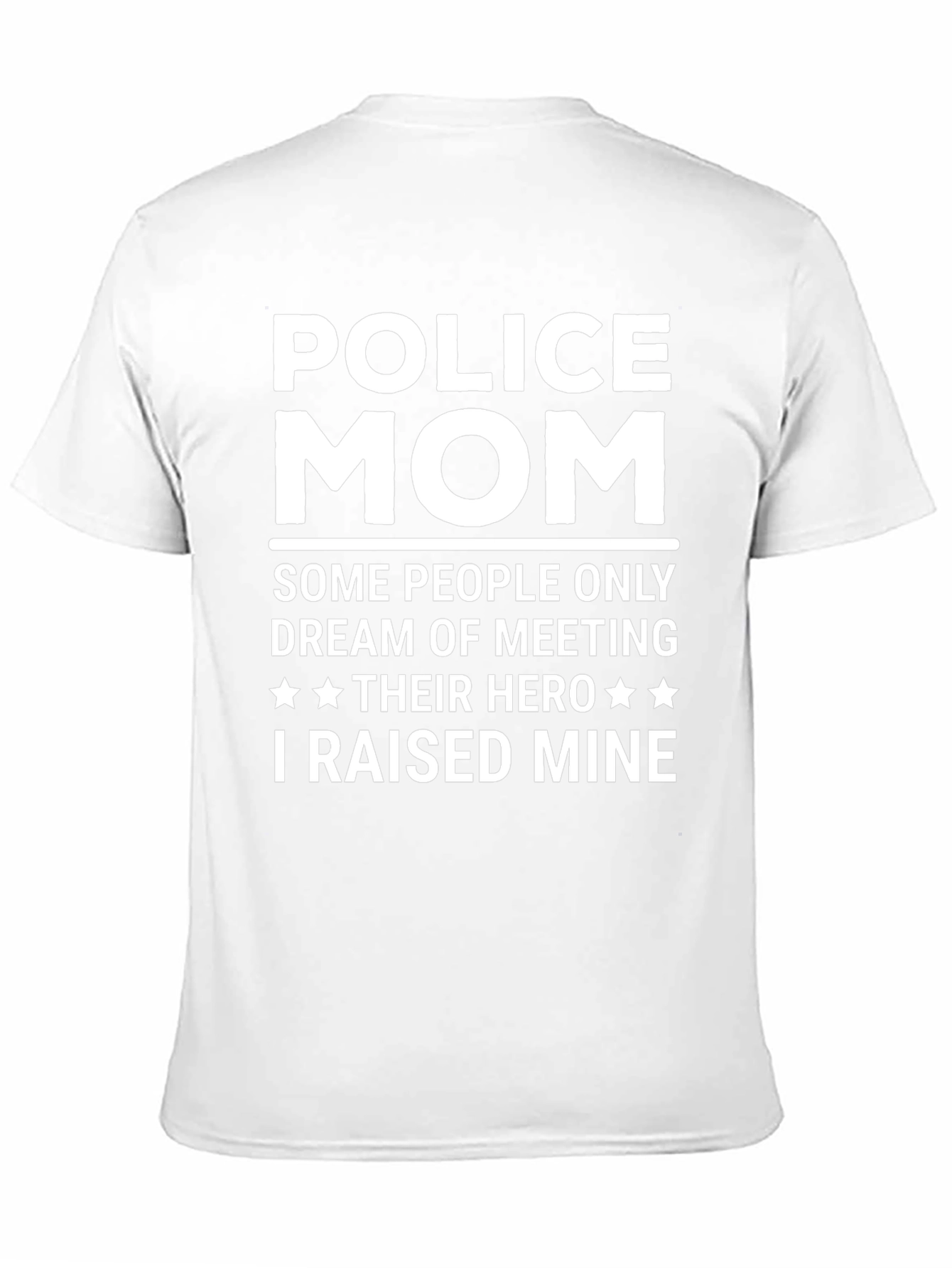 Police Mom T-Shirt - Hero Raised Tee