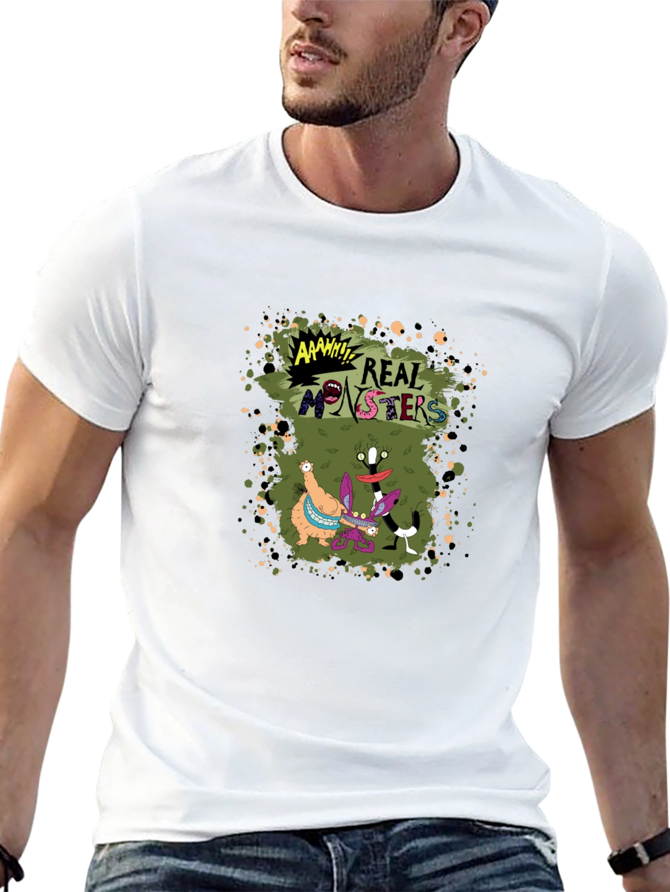 Real Monsters Black T-Shirt