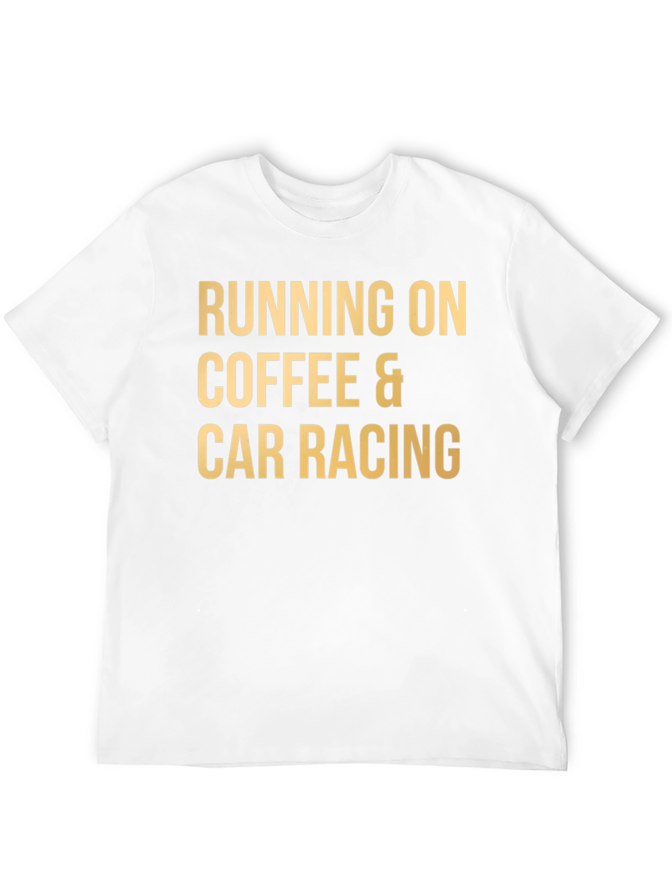 Coffee & Car Racing T-Shirt - Black Tee