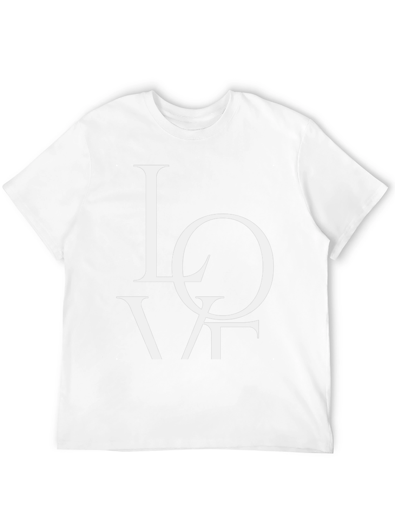 LOVE Graphic T-Shirt - Modern Design