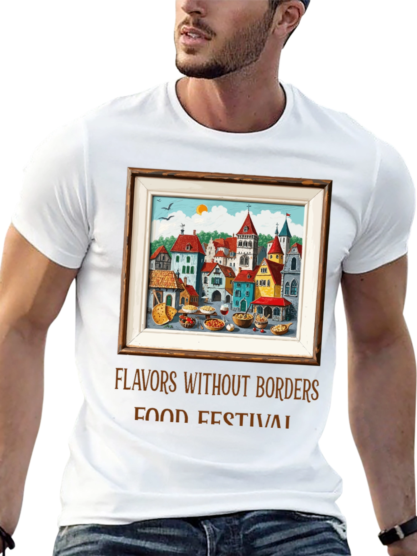 Flavors Without Borders Food Festival T-Shirt