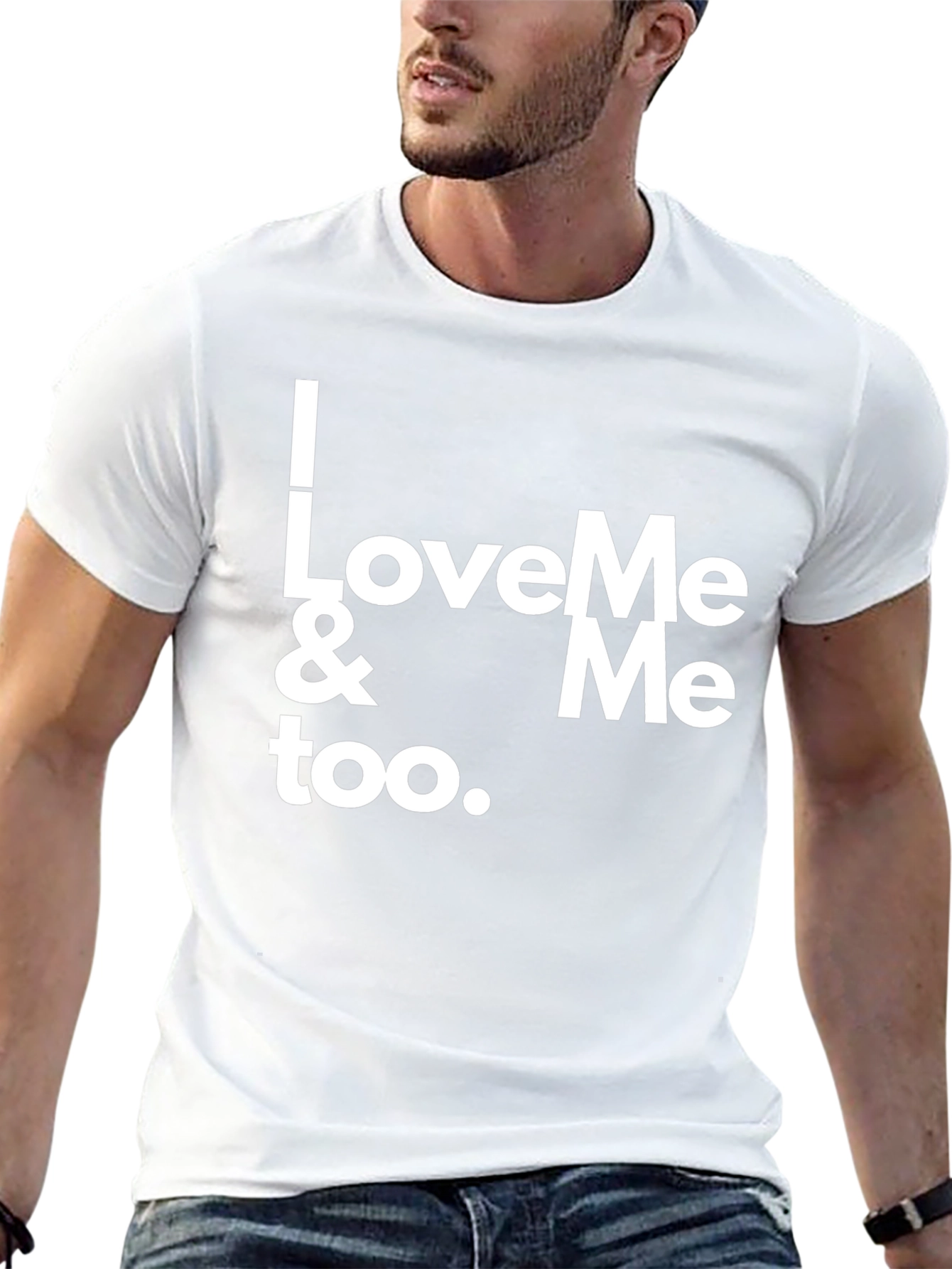 I Love Me & Me Too Black Tee Shirt