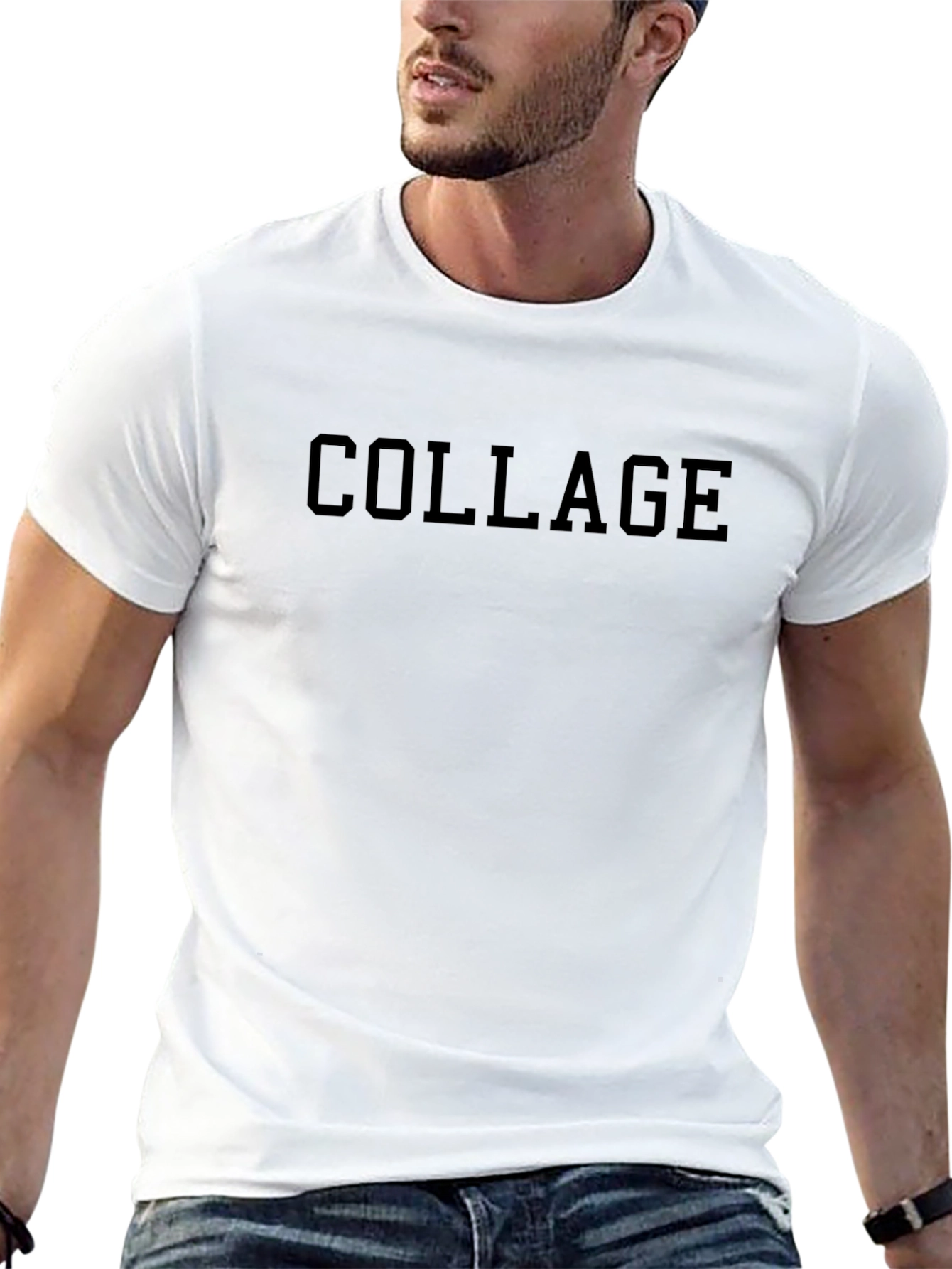 Collage Graphic Print T-Shirt