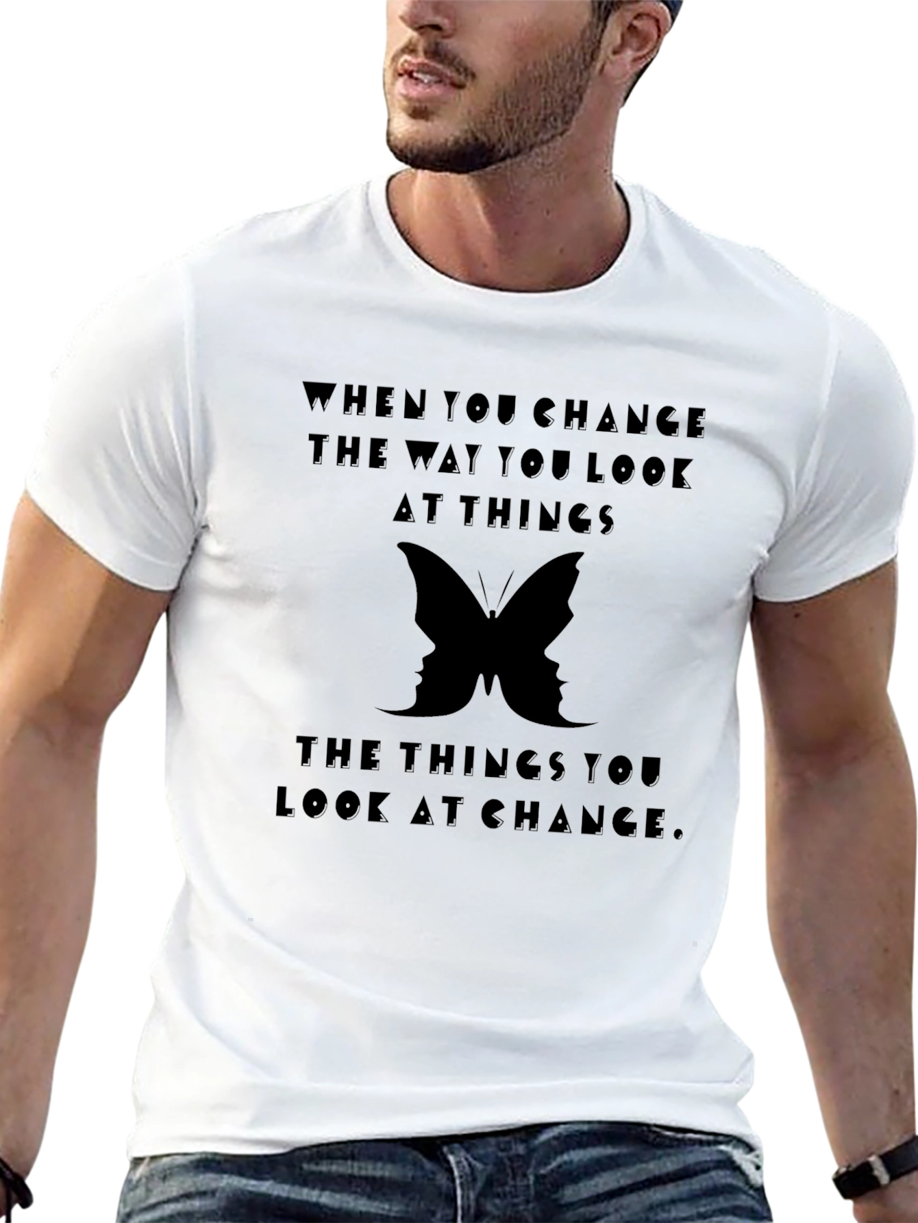 Optical Illusion T-Shirt - Change Your Perspective!