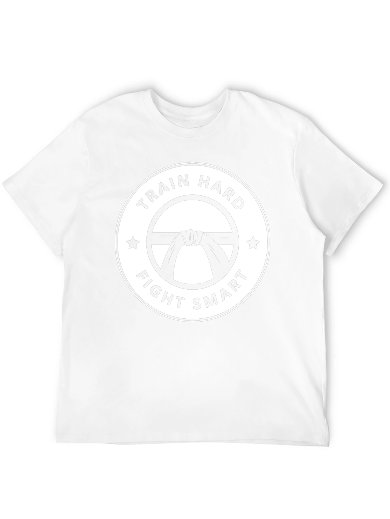 Train Hard Fight Smart Black T-Shirt
