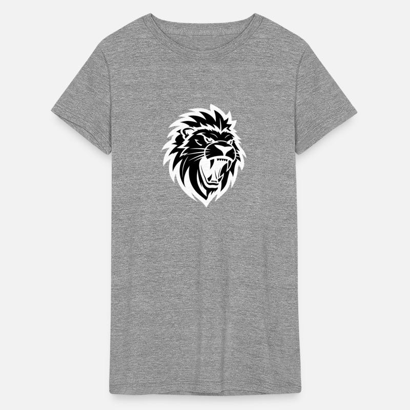 Roaring Lion Head Tattoo Style Elegant Mane