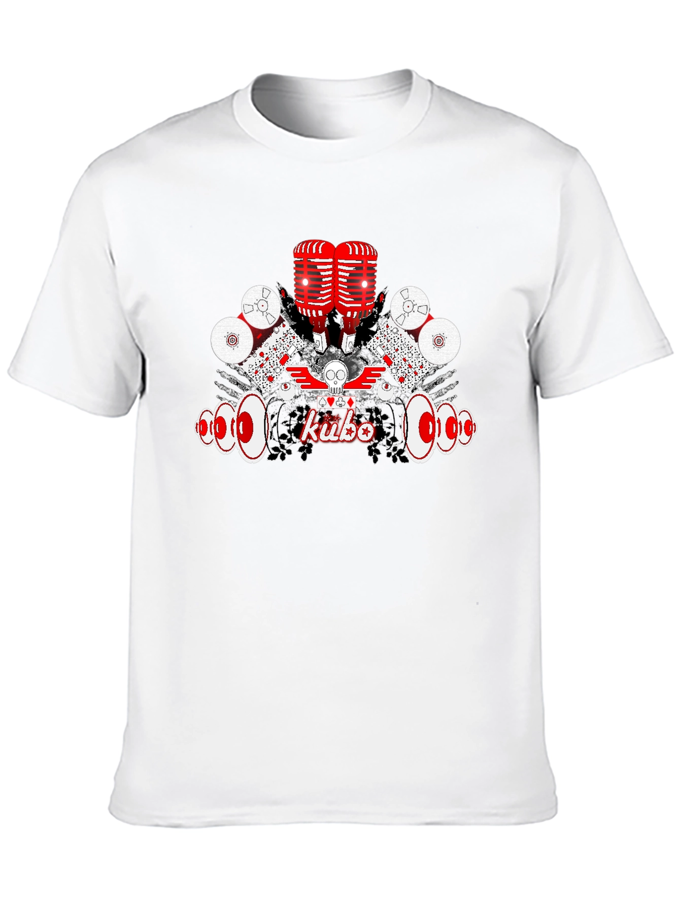 Kubo Graphic Tee - Retro Music Vibes