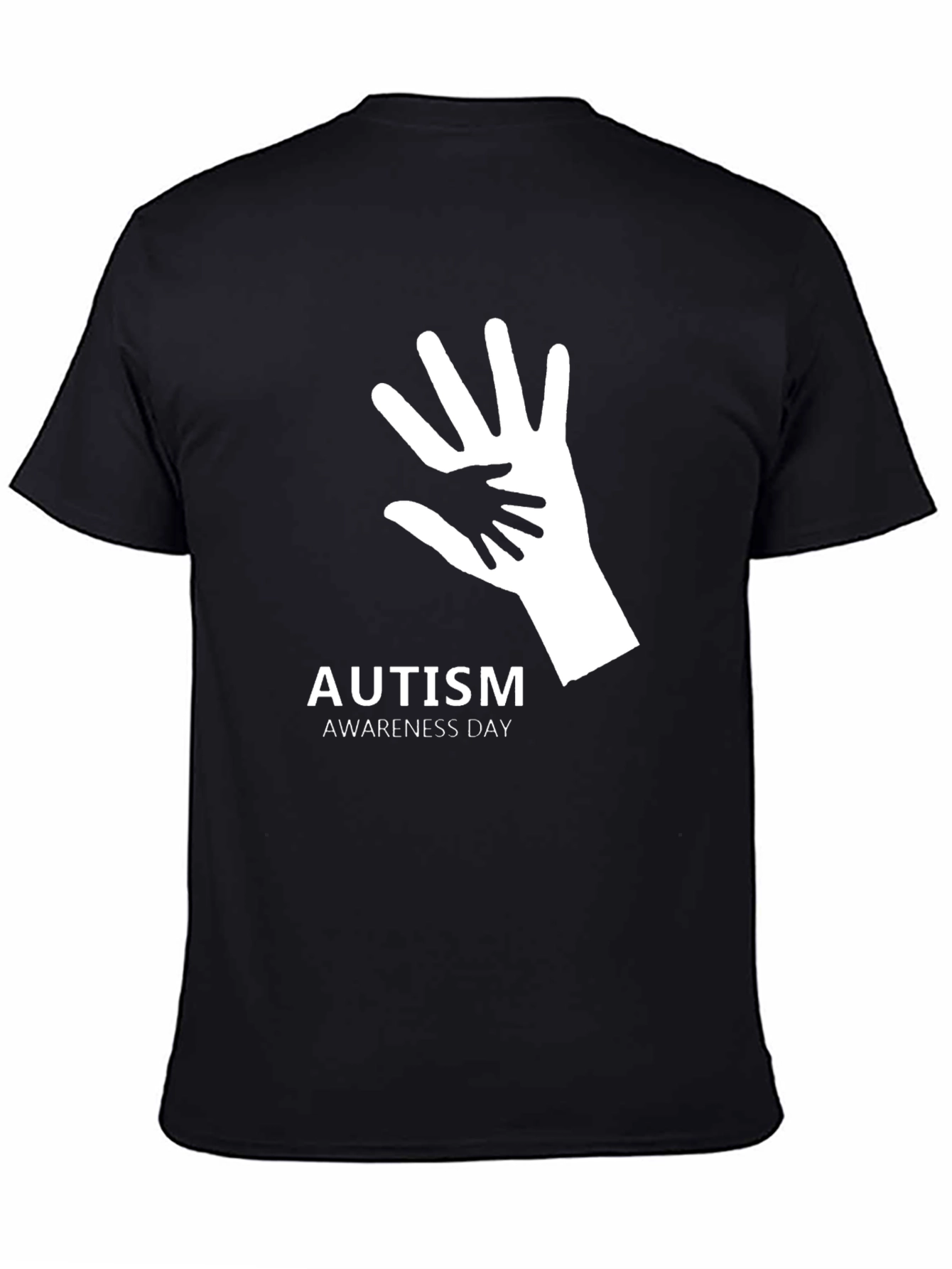 Autism Awareness T-Shirt - Hand in Hand Design