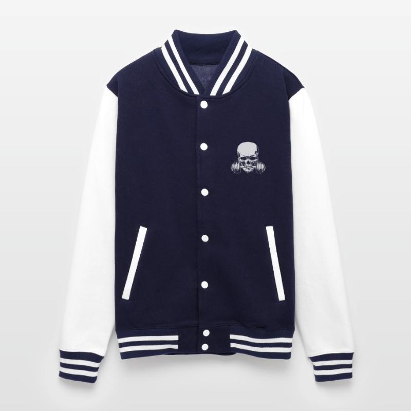 Skull Barbell Hardcore Gym Weightlifting Workout