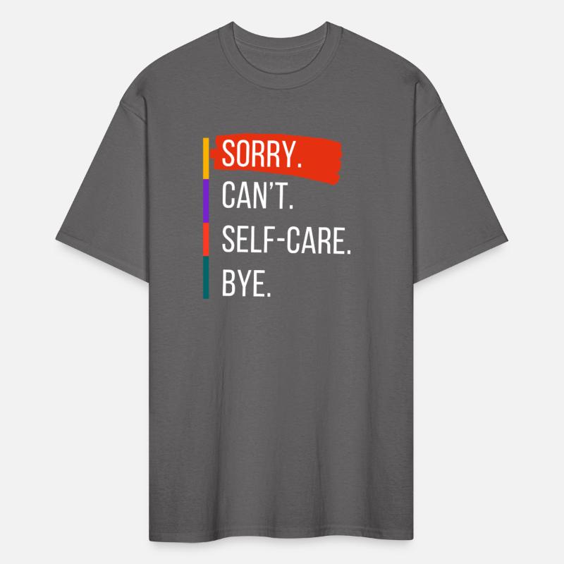 SORRY CAN’T SELF-CARE BYE” Tote Bag – Funny Mental
