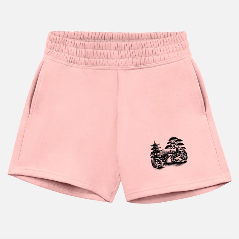 Spiritual Balance Japanese Temple Bridge