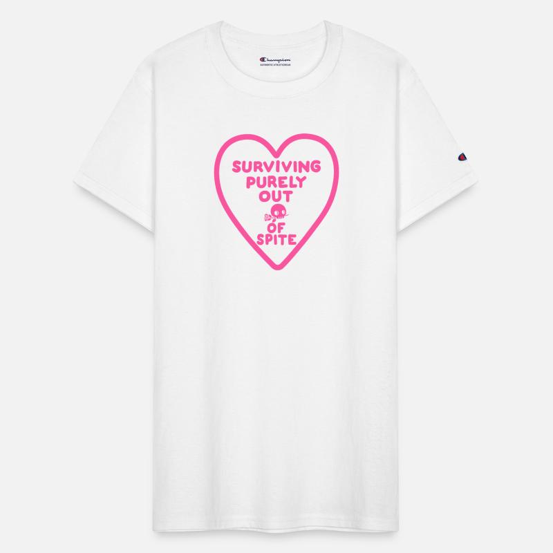 Surviving Purely Out of Spite pink