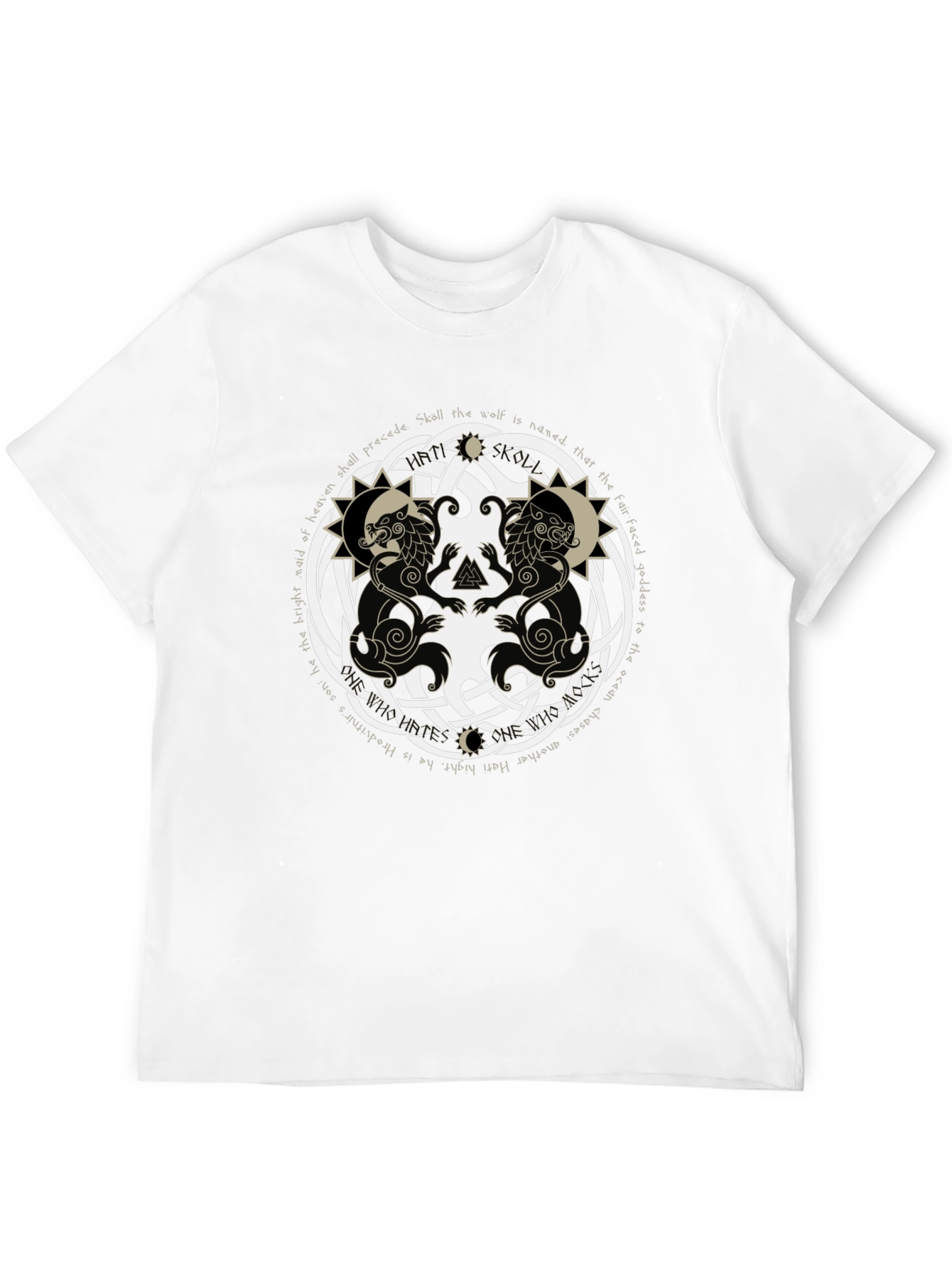 Skoll and Hati Viking Wolf T-Shirt