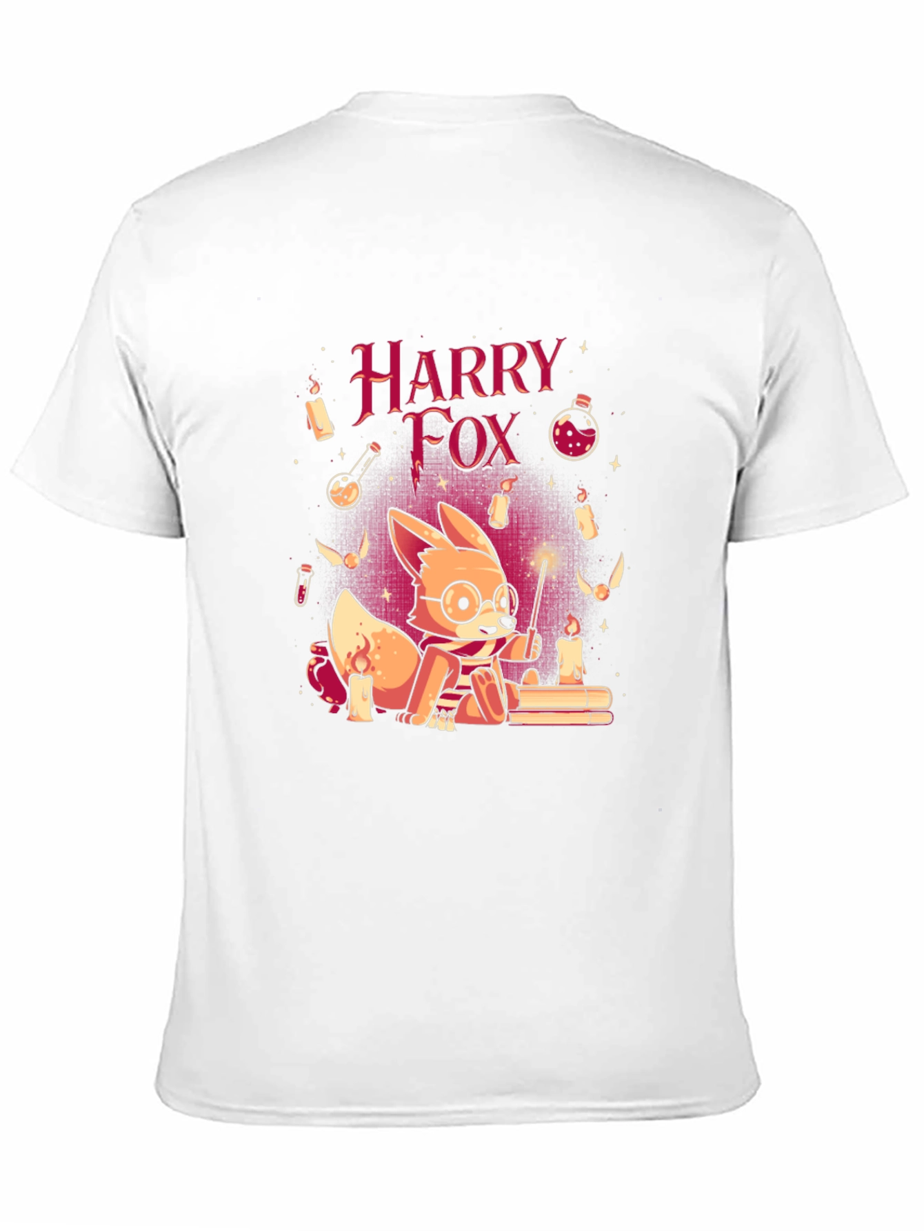 Harry Fox T-Shirt - Wizard Fox Design