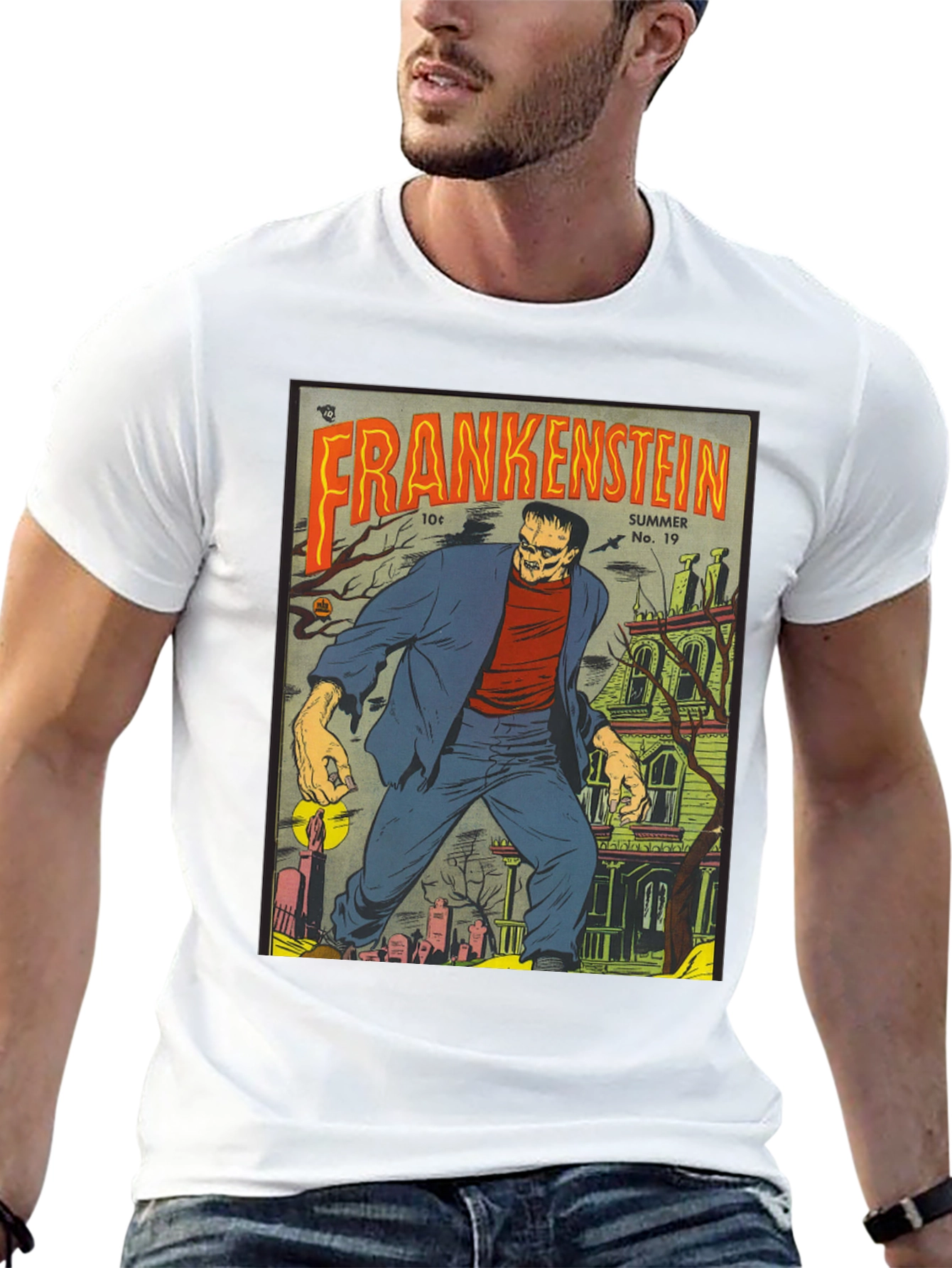 Frankenstein Comic T-Shirt