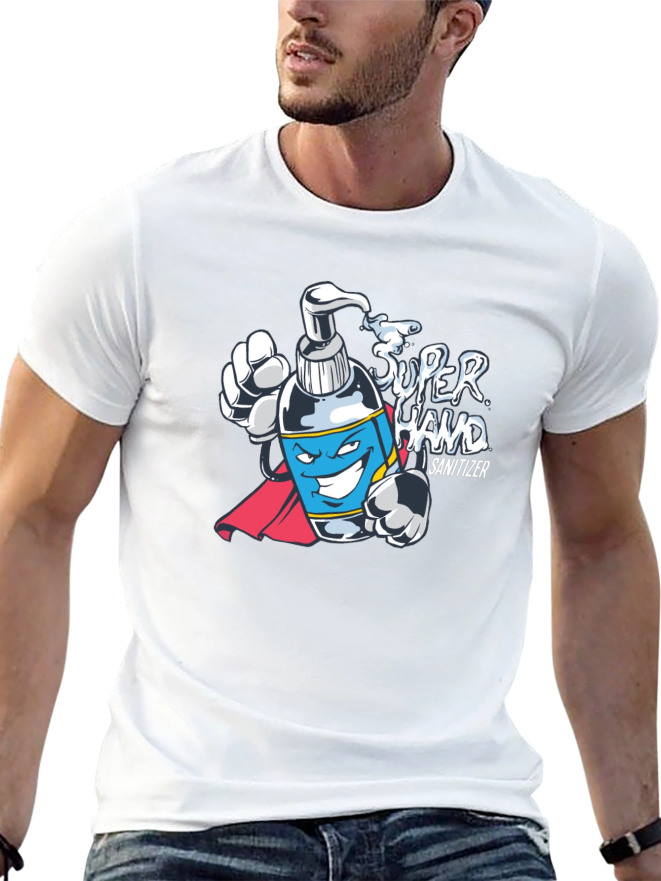Super Hand Sanitizer Hero T-Shirt
