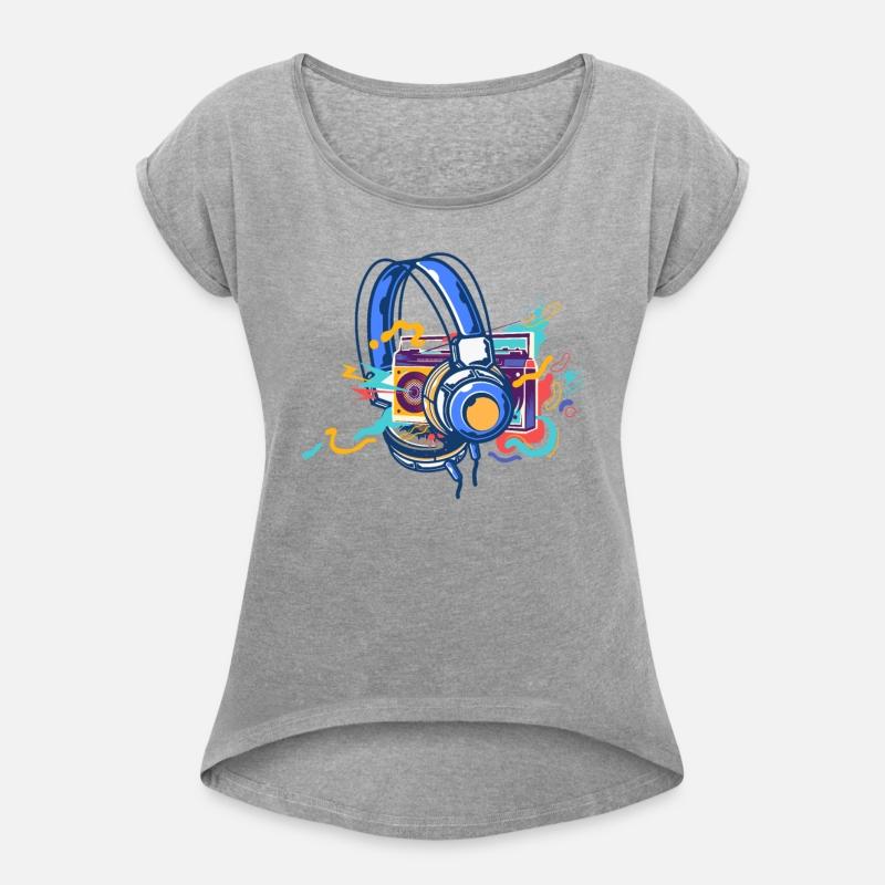 Techno Lover Vibrant Headphones Art