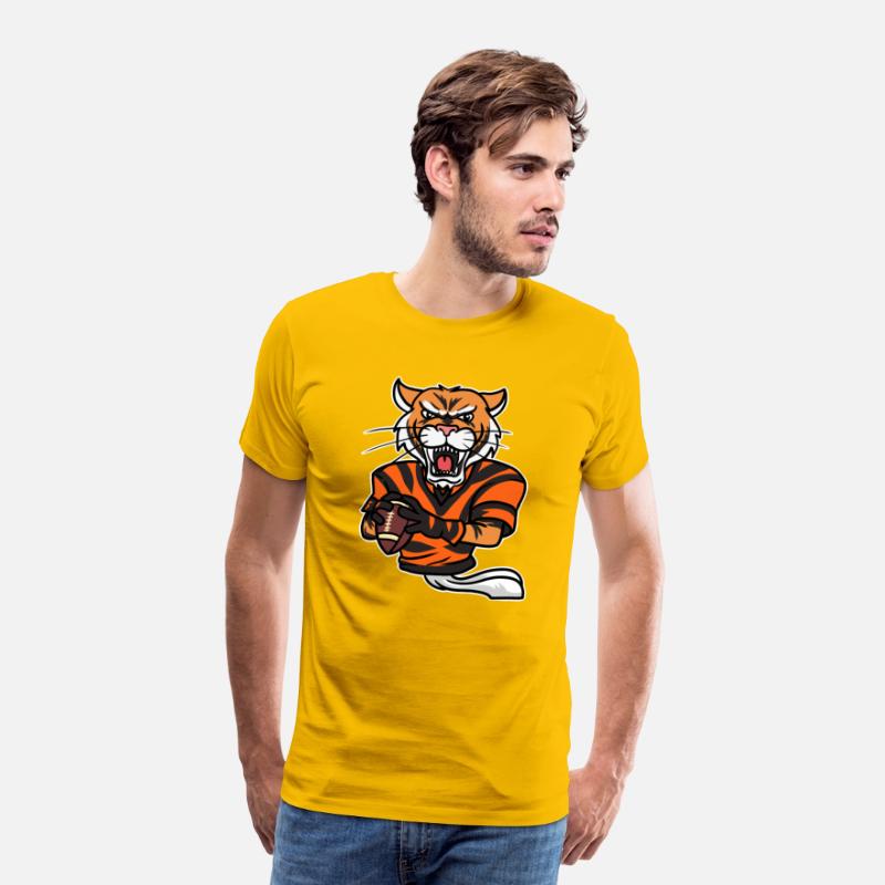 Tiger Football American Sport Match Active