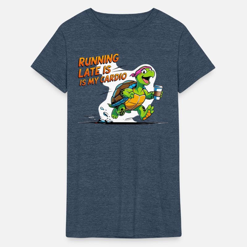 Turtle Running Late with Coffee