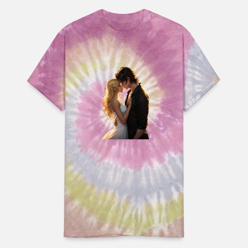 Two contrasting characters in a romantic midnig