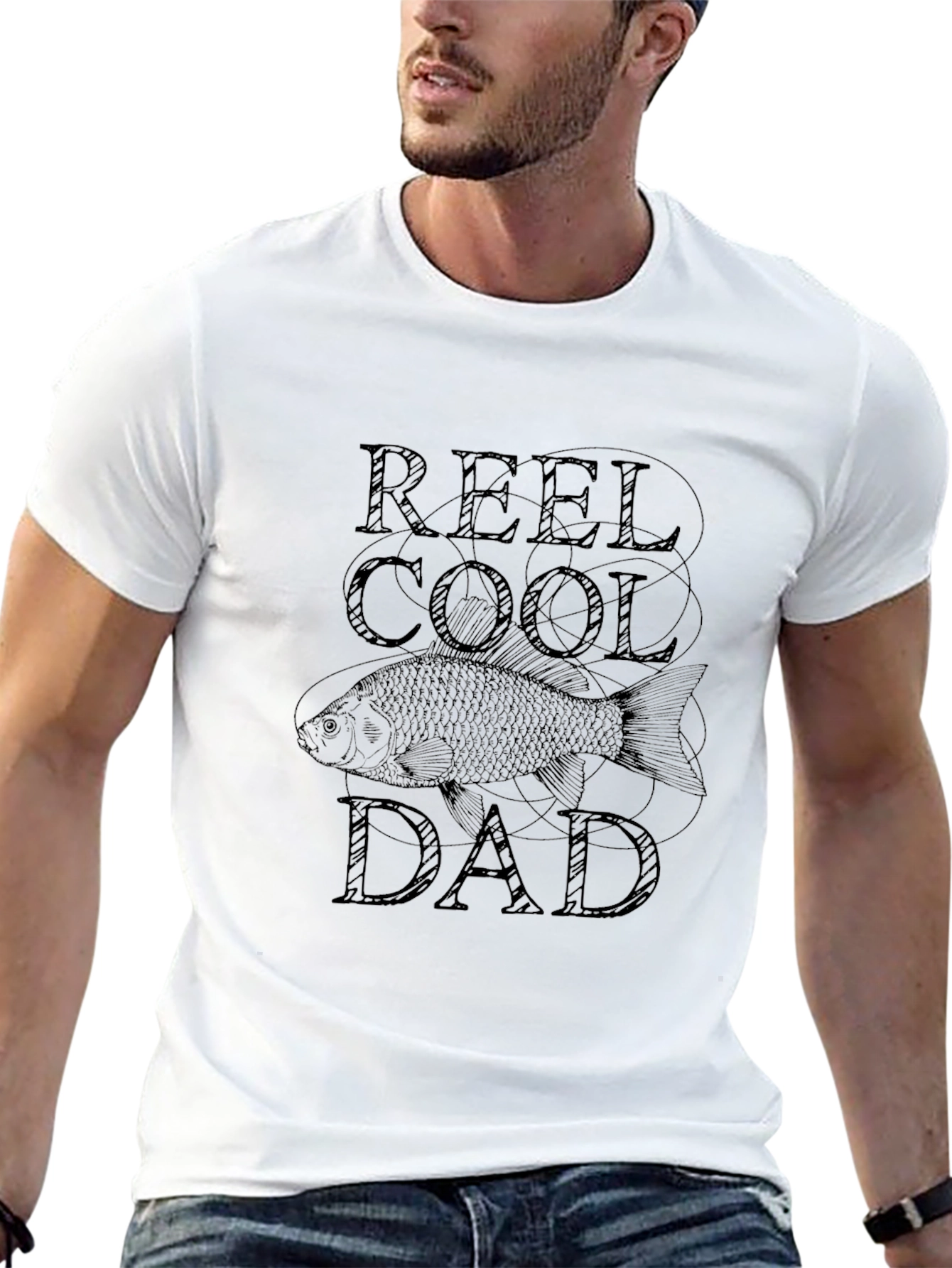 Reel Cool Dad T-Shirt - Fishing Lover Tee