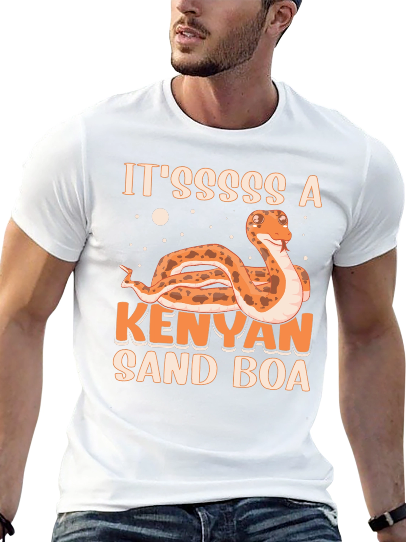 Kenyan Sand Boa T-Shirt - Funny Snake Lover Tee