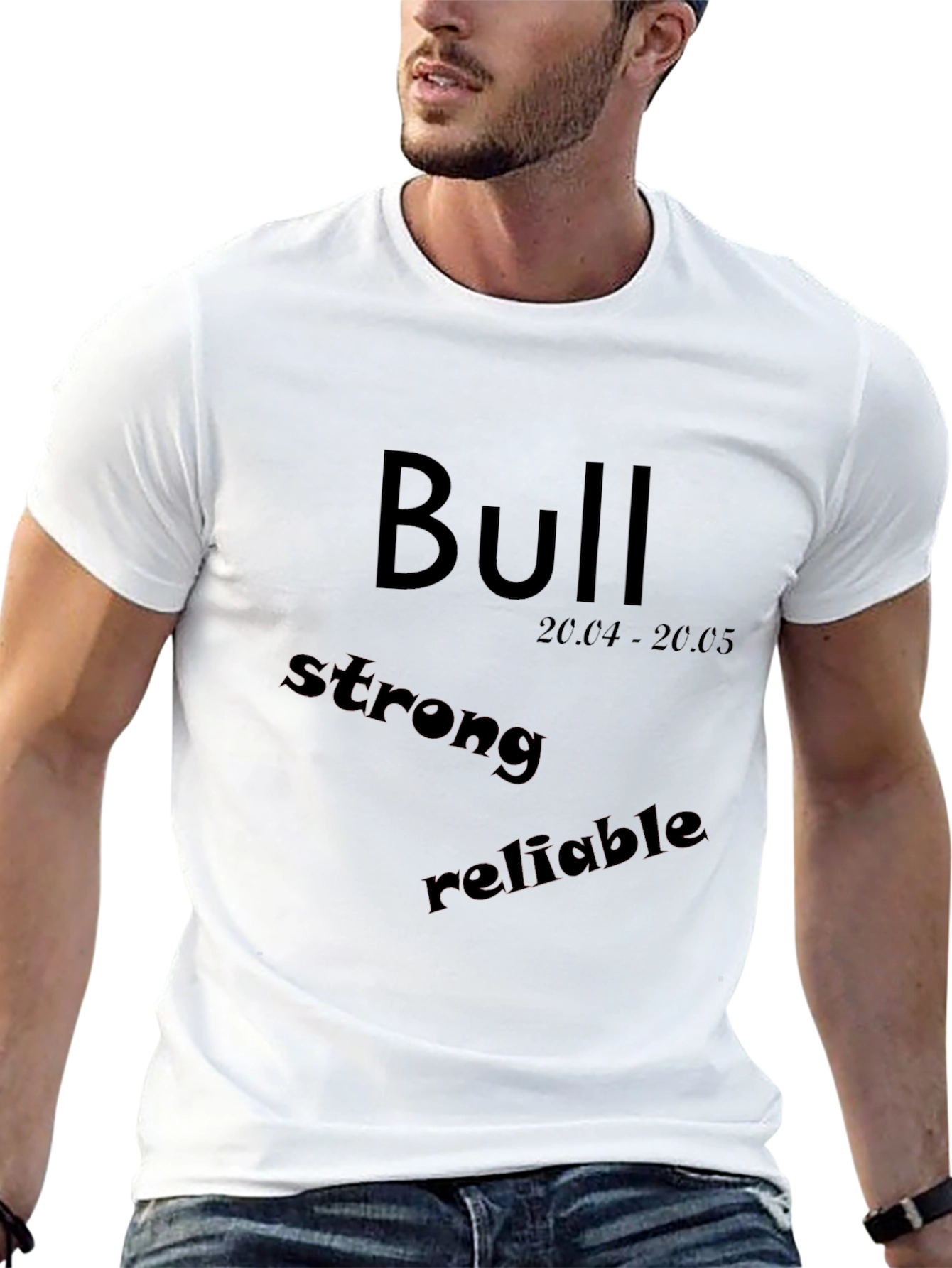 Taurus Zodiac Black T-Shirt - Bull Strong Reliable