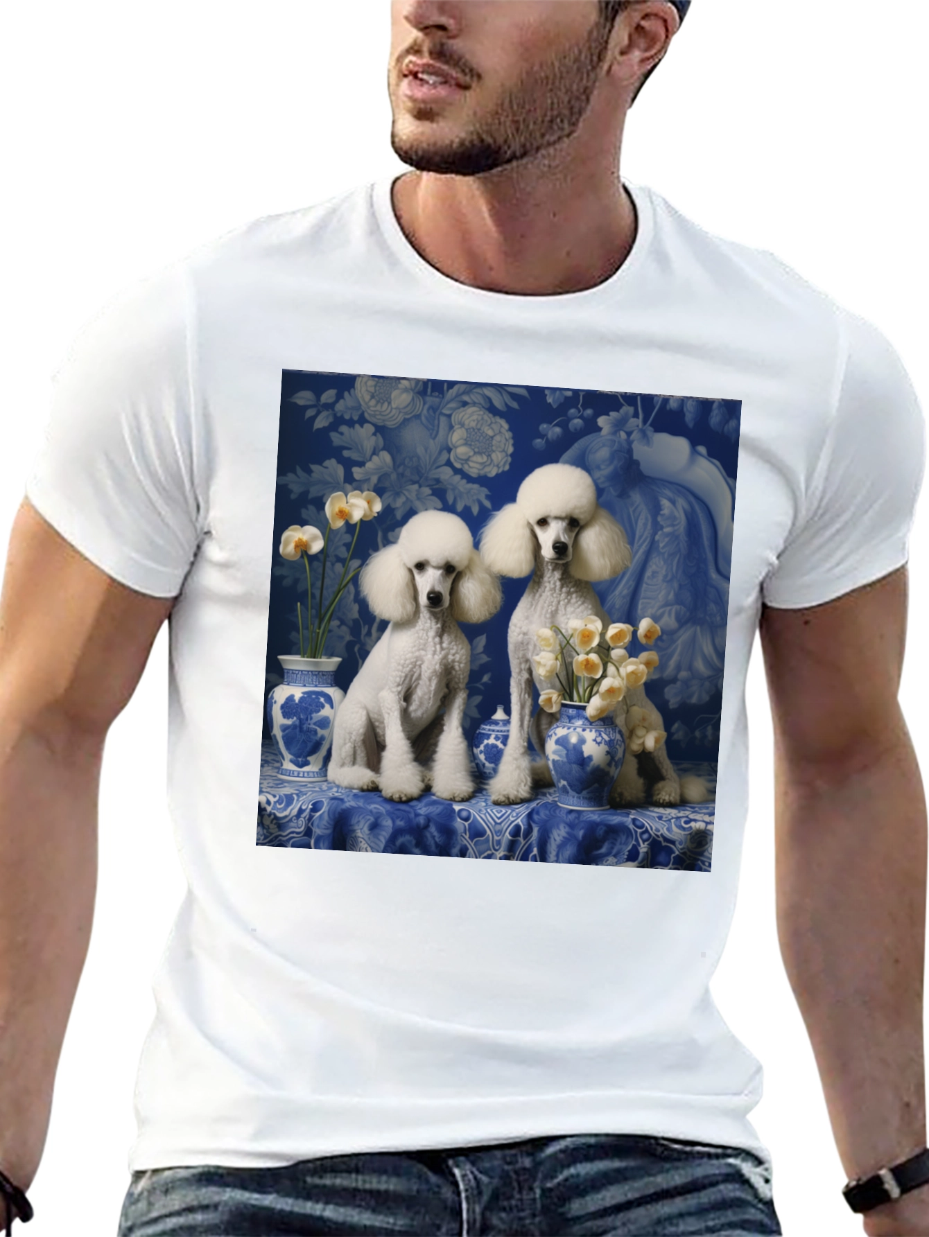 Poodle Art T-Shirt - Stylish Canine Design
